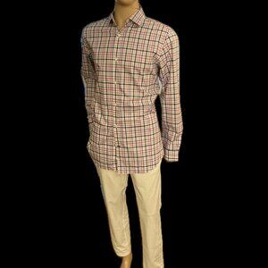 Gingham Shirt Banana Republic White/Blue/Black/Pink Camden Standard Fit Non-Iron